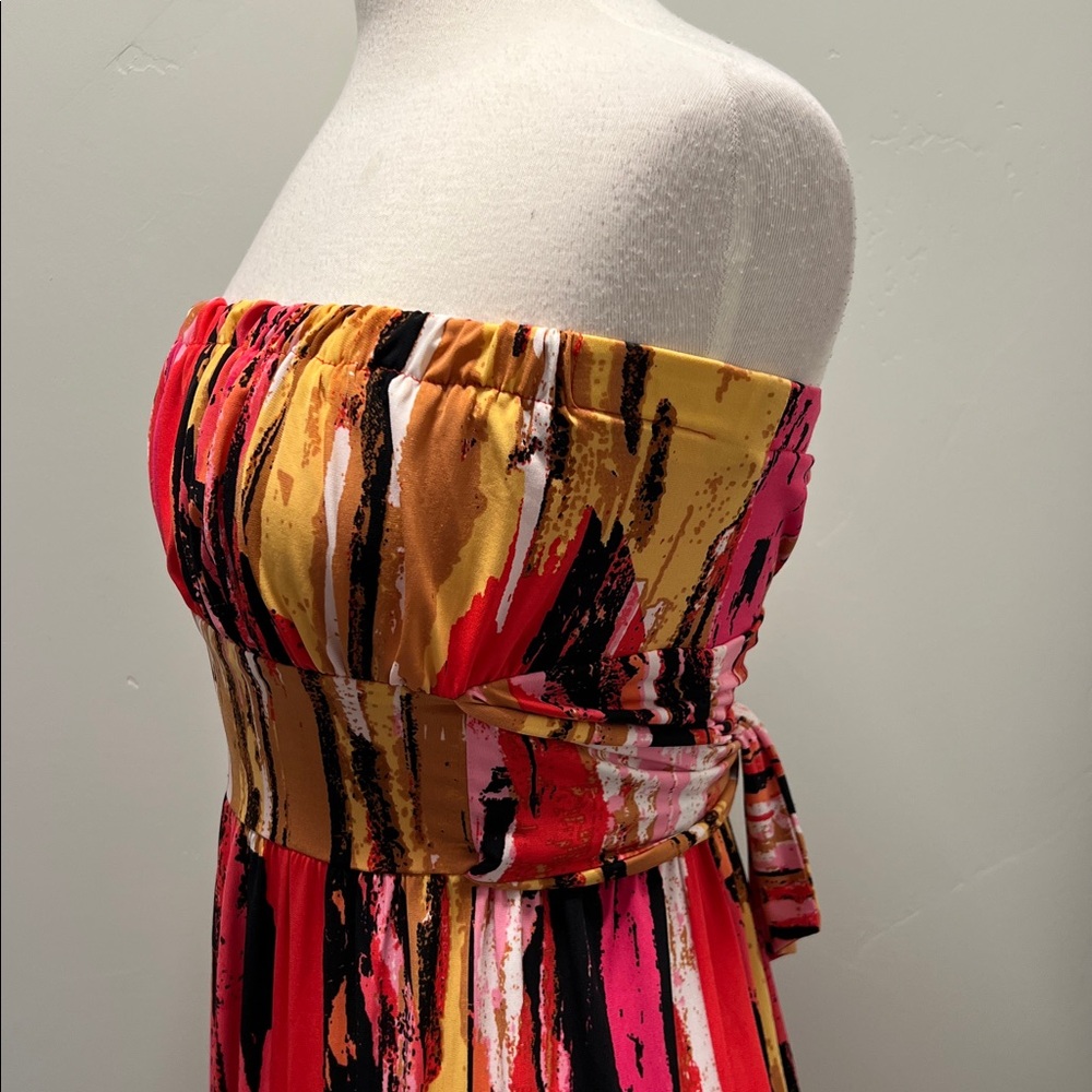 Donna Morgan Maxi Strapless Dress Size 2
